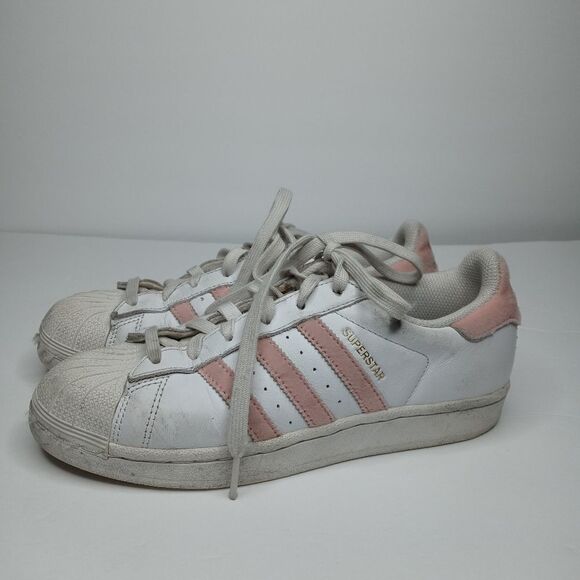 Adidas Superstar white and pink sneakers - Picture 4 of 7